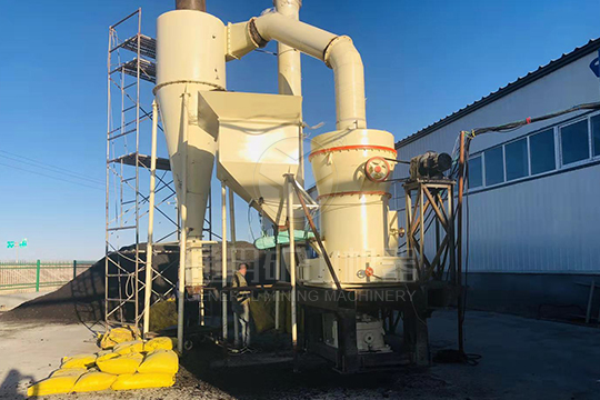 內(nèi)蒙煤粉生產(chǎn)線試機